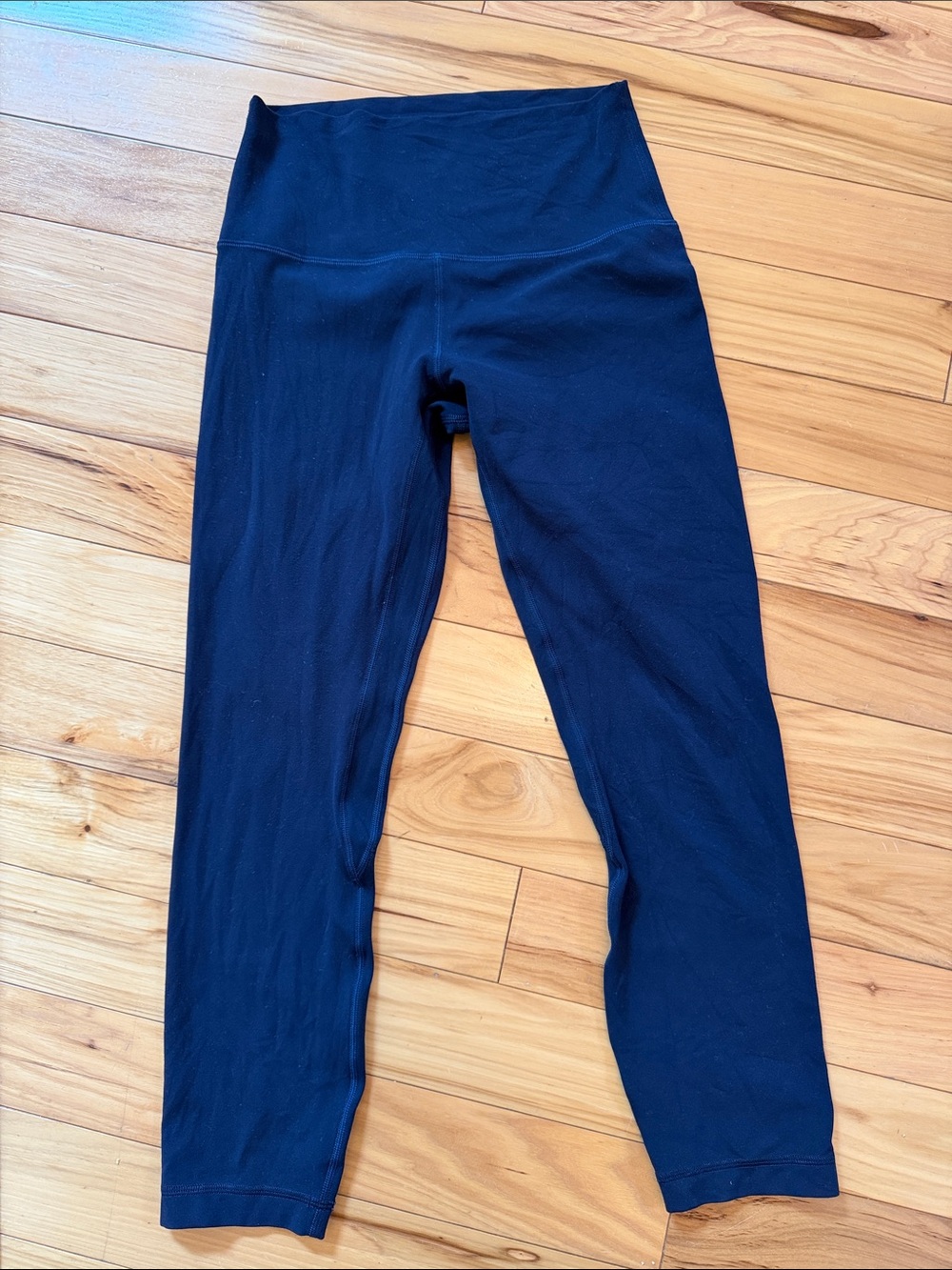 Lululemon Align High Rise Cropped Leggings True Navy Size 6
